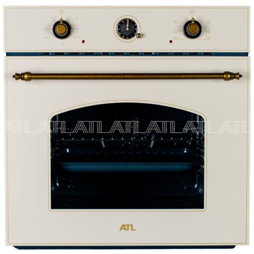 Духовой шкаф ATL 1 FCL 624 AA RBG Бежевый Retro 60л