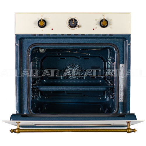 Духовой шкаф ATL 1 FCL 624 AA RBG Бежевый Retro 60л