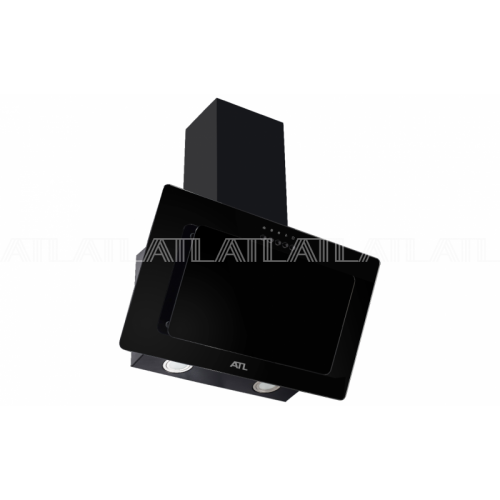 Вытяжка каминная ATL 1488 L 60 см Black Черное Стекло