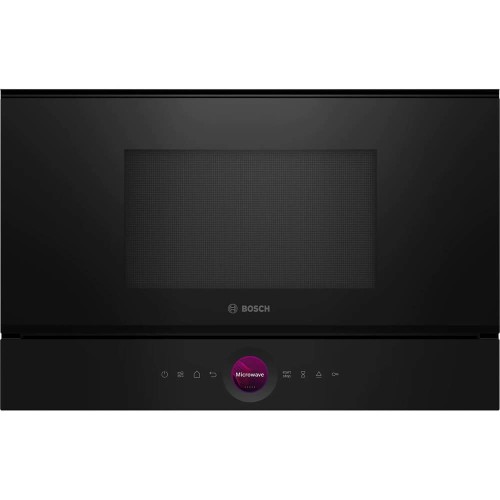 Встраиваемая микроволновая печь Bosch BFL7221B1 Черное стекло 21