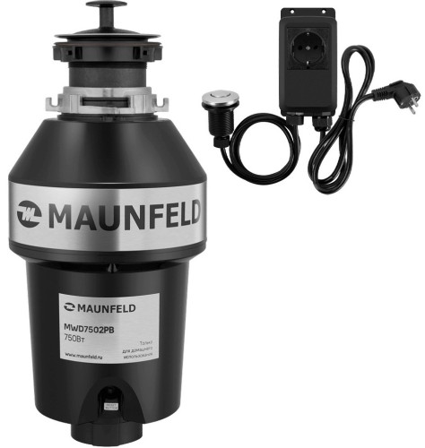 Измельчитель пищевых отходов с пневмокнопкой Maunfeld MWD7502PB 