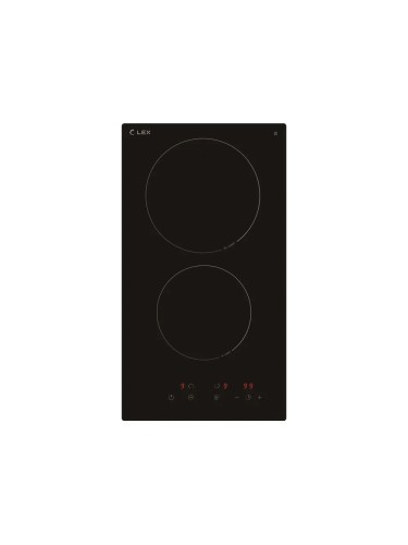 Варочная поверхность LEX EVH 3020B BL Домино Черная 2 Hi Light конфорки