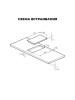 Варочная поверхность LEX EVH 3020B BL Домино Черная 2 Hi Light конфорки