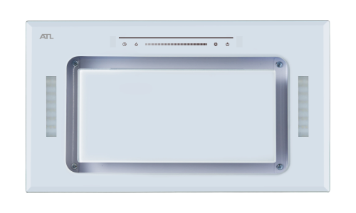 Вытяжка для кухни ATL 3003 ТСF 52 см white (glass) INVERTER 1100 м3/ч
