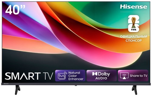 Телевизор Hisense 40A4S D-LED SMART-TV FHD 60 Hrz HomeOS U9