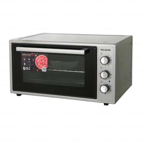 Электропечь WILLMARK WOF-505G Серая 1,5 кВт 50л