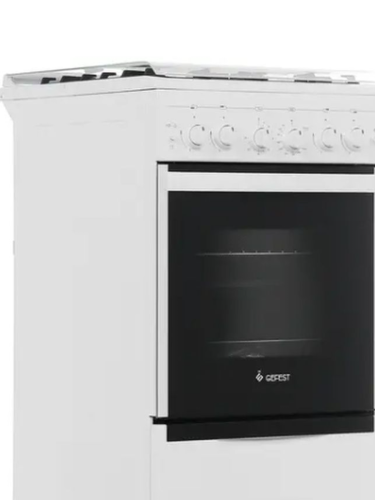 Газовая плита GEFEST 5100-02 0002 Белая Газовая 4 Конфорки 50 см