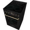 Электроплита Gorenje GECS5B70CLB Черная Стеклокерамика Инфрокрасная Без Крышки