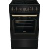 Электроплита Gorenje GECS5B70CLB Черная Стеклокерамика Инфрокрасная Без Крышки