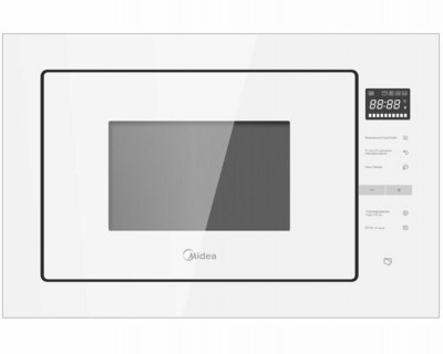 Встраиваемая микроволновая печь Midea MI10250GW Белая 900 Вт Гриль Открывание сенсорное