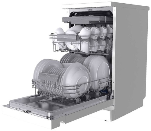 Посудомоечная машина Midea MFD45S150Wi Узкая 45см Комплектов 10 Белая