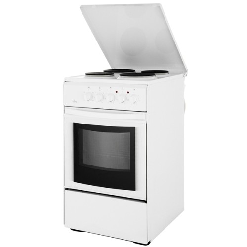 Плита для кухни электрическая Flama AE 1401 W Белая