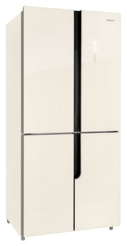 Холодильник NORDFROST RFQ 510 NFGI inverter Бежевое Стекло 470 л