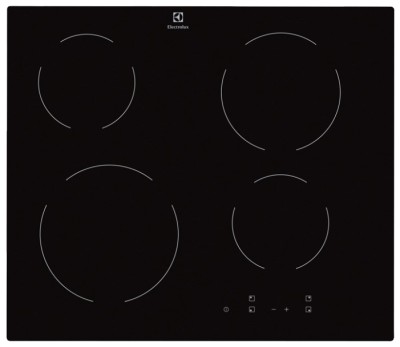 Варочная поверхность электрическая Electrolux EHV 56240 AK Черная Стеклокерамика