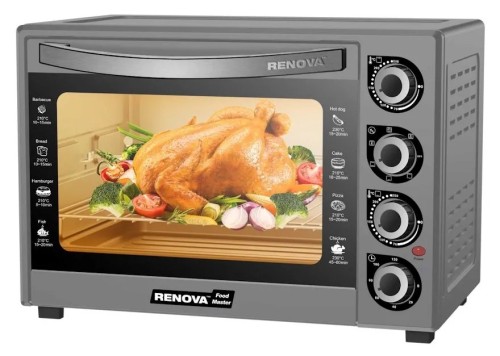 Духовка Мини-печь RENOVA MO-40GFLTS1 Серая 40л 1600 Вт