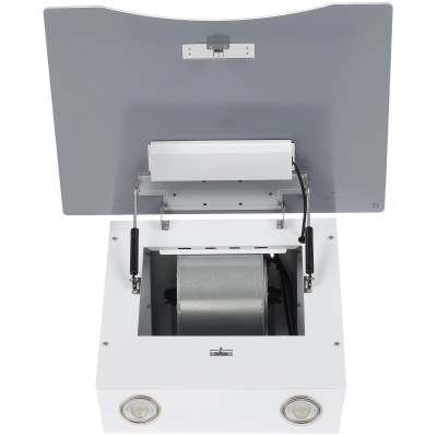 Вытяжка каминная 60 см Haier HVX-W692GW Белая 1000 м3/ч 