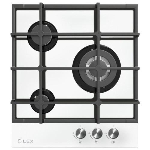 Варочная поверхность газовая LEX GVG 431 WH Белое стекло