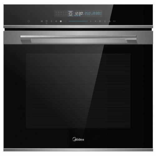 Электрический духовой шкаф с СВЧ Midea MO95000STGB Черное стекло