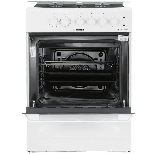 Плита для кухни Hansa FCMW680231A Эмаль Белая 60 см Духовка Электро