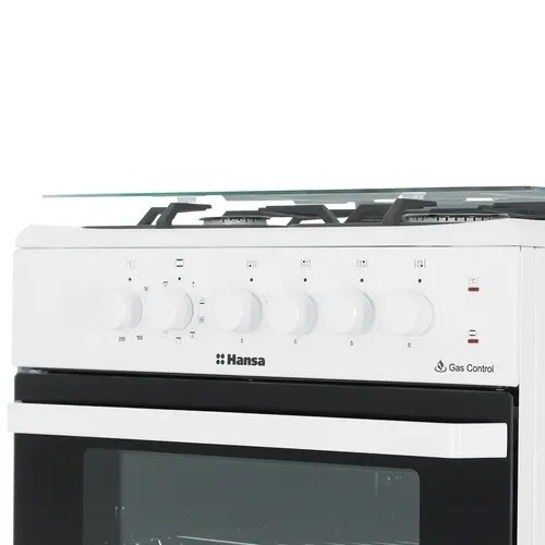 Плита для кухни Hansa FCMW680231A Эмаль Белая 60 см Духовка Электро