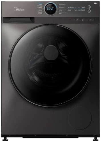 Стиральная машина Midea MF200W80WBS/S-RU Черная Графит 8 кг 1400 об/мин
