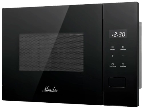 Встраиваемая микроволновая печь СВЧ Monsher MMH 1115 Noir Ченая 15 л 600 Вт