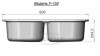 Кухонная мойка POLYGRAN F-150 Черный 16