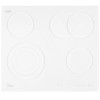 Варочная поверхность MIDEA MCH64767FW Белый Стеклокерамика SCHOTT CERAN 4 конфорки Hi-Light Таймер