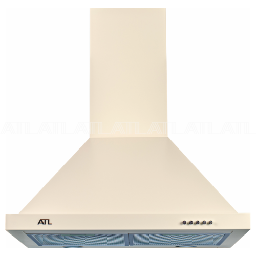 Вытяжка каминная ATL 3503 B 60 см Beige Бежевая 900 м3/ч
