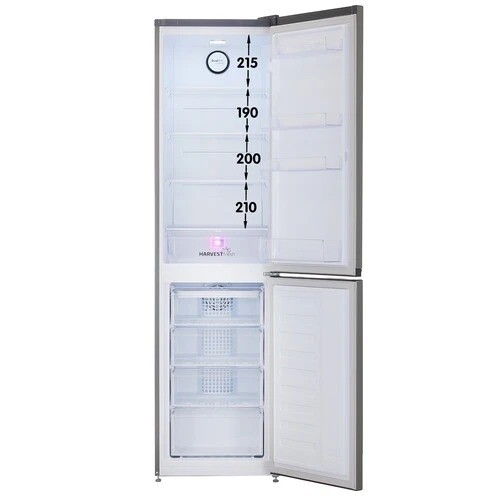 Холодильник Beko B3R0CNK332HG Фасад Эмаль Серый No Frost Дисплей 300л