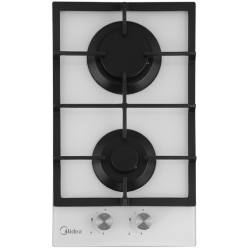 Варочная поверхность домино MIDEA MG3260TGW Белое стекло 2 конфорки ГК