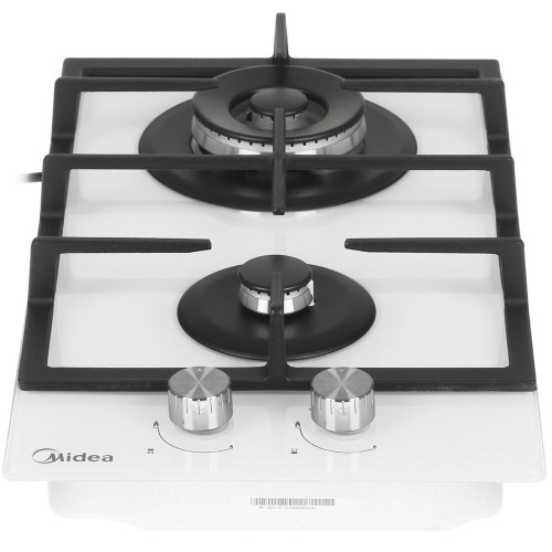 Варочная поверхность домино MIDEA MG3260TGW Белое стекло 2 конфорки ГК