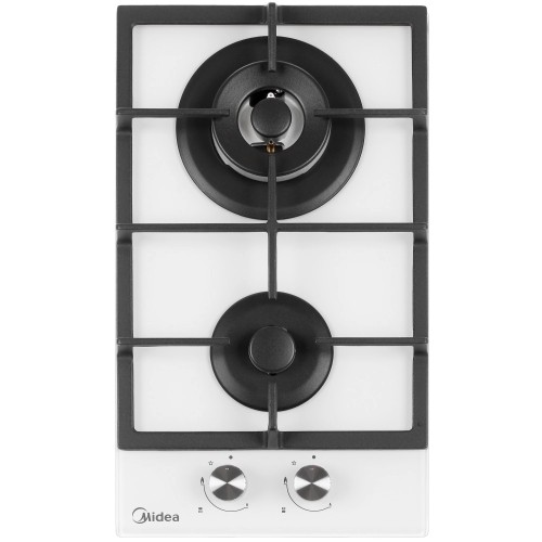 Варочная поверхность домино MIDEA MG3260TGW Белое стекло 2 конфорки ГК