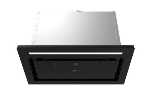 Вытяжка встраиваемая Midea MH60I970GB Черное Стекло 60 см 1150 м3/час Управление Жестами