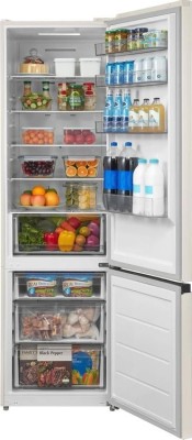 Холодильник Midea MDRB509FGF01ID Бежевый Мрамор Высота 201 см No Frost 379 л