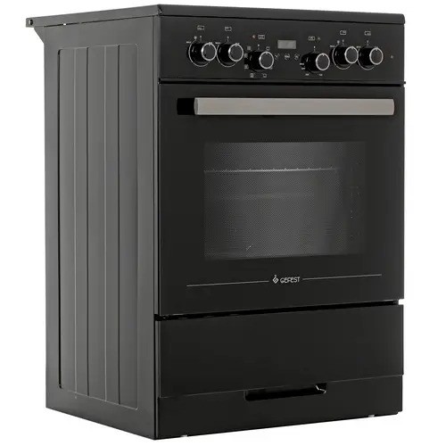 Плита для кухни GEFEST 6560-03 0057 электрическая Стеклокерамика 60 см Духовка 52 л