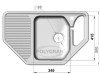 Кухонная мойка POLYGRAN F-10 Терракотй 307