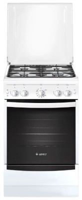 Плита для кухни газовая GEFEST 5100-02 0009 Белый 50 см 4 конфорки