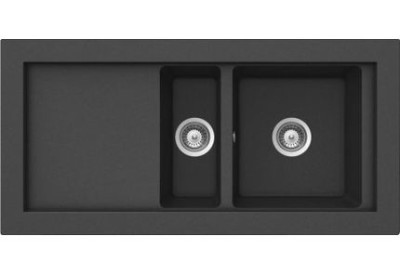 ШОК мойка Cristalite Domus 60D (D-150) (700212) оникс 1060x525