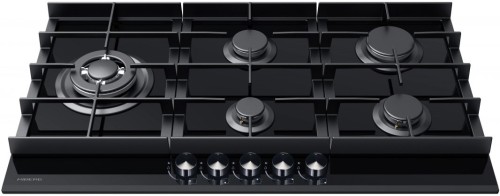 Варочная панель газовая Hiberg VM9055B Черное Стекло 5 конфорок