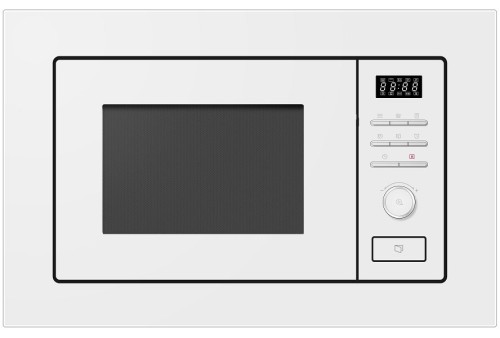 Встраиваемая микроволновая печь Midea MI72200W Белая 800 Вт Гриль 1кВт 20 л Открывание Кнопка