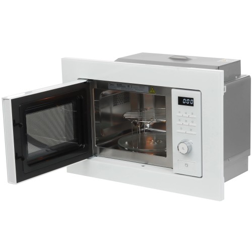 Встраиваемая микроволновая печь Midea MI72200W Белая 800 Вт Гриль 1кВт 20 л Открывание Кнопка