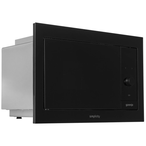 Встраиваемая микроволновая печь СВЧ Gorenje BM235G1SYB Черная 23 л 900 Вт Открывание Кнопка