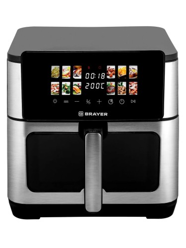 Аэрогриль BRAYER BR2064 Серебристый 2200 Вт 10 л