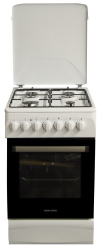 Плита для кухни RENOVA SG5E-LCTW Белая 50см Таймер