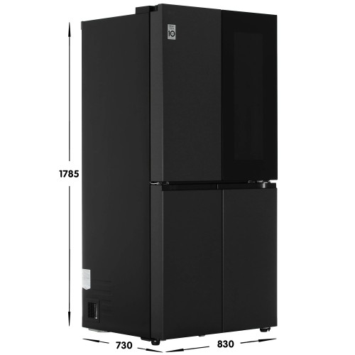 Холодильник многодверный LG GC-V22FFBMB Черный Металл 458 л No Frost