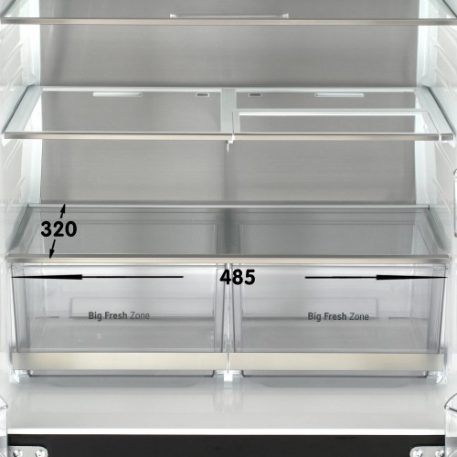 Холодильник многодверный LG GC-V22FFBMB Черный Металл 458 л No Frost