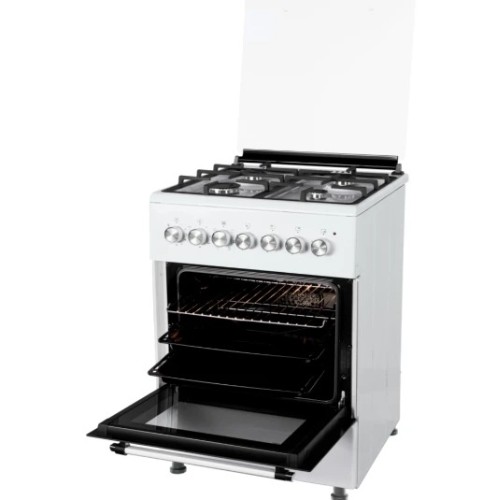 Плита для кухни 60 см NORDFROST GE 6064 W Белый 4 Конфорки Духовка Электро