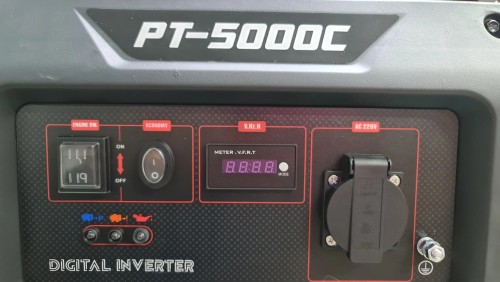 Генератор бензиновый Edon PT-5000D ИНВЕРТОР 3,5/3,8 кВт Ручной Стартер 