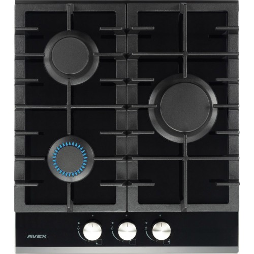 Газовая варочная поверхность AVEX HS4531B Черное стекло